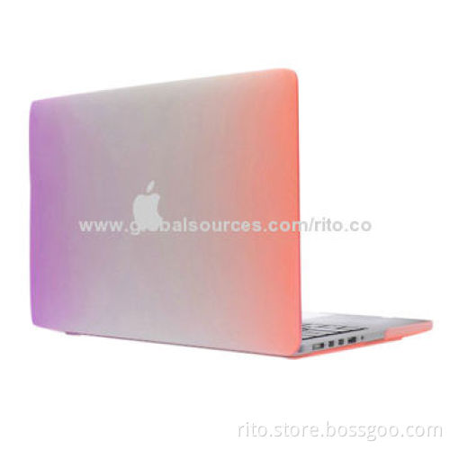 New Rainbow Design Rubber Coating Case Cover for New Macbook Pro 13"